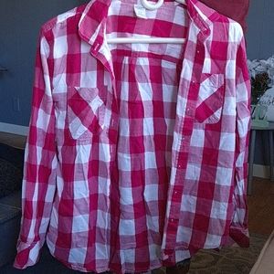 Long sleeve plaid shirt